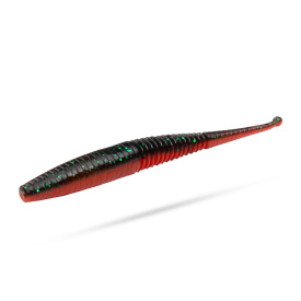Mikado M-Craft Wiggly Worm 7,5cm (8-pack) - Red Black