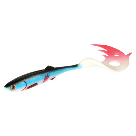 Mikado Sicario Pike Tail 8,5cm (4-pack) - Bleeding Blue
