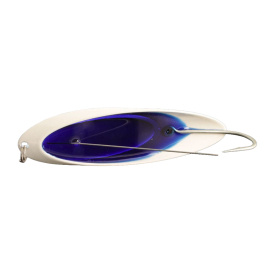 Norolan Pike Spoon Weedless 8 cm - White Blue