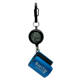 Smith Creek Rod Clip+ w. zinger - Blue