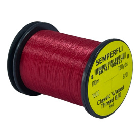 Semperfli Classic Waxed Thread 110m 12/0 - Red