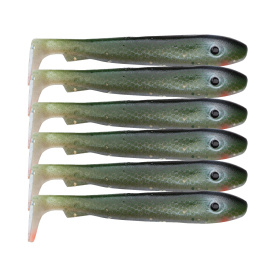 SvartZonker McRubber Bass 8cm (6-pack) - C1 R?gen Herring