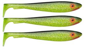 McRubberShad 17cm (3 pack) - C19 Black'n Chatreuse