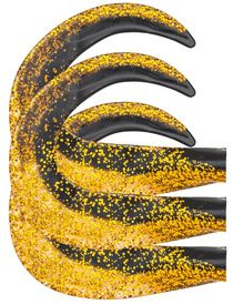 SvartZonker Glide Tail C18 Black/Gold 3kpl