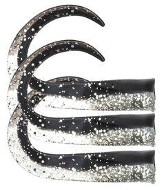 SvartZonker Glide Tail Junior C17 Black/Silver 3kpl