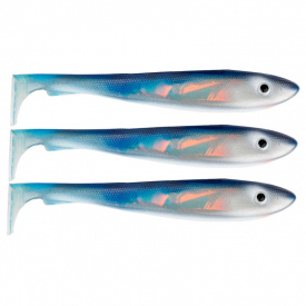 Svartzonker McRubber Flash Shad 17cm (3pcs) - Blue Pearl