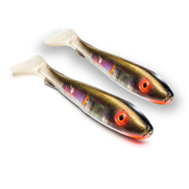 SvartZonker McRubber 21cm Flash Series (2-pack) - Golden Bream