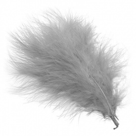 Marabou Plumes - Shad Gray