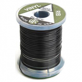 Vinyl D Rib, Midge - Black