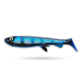 Wolfcreek Shad 17cm, 40g - Black Striped Ghost