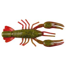 Yum Ned Craw 6cm (7kpl) - Green Pumpkin/Red