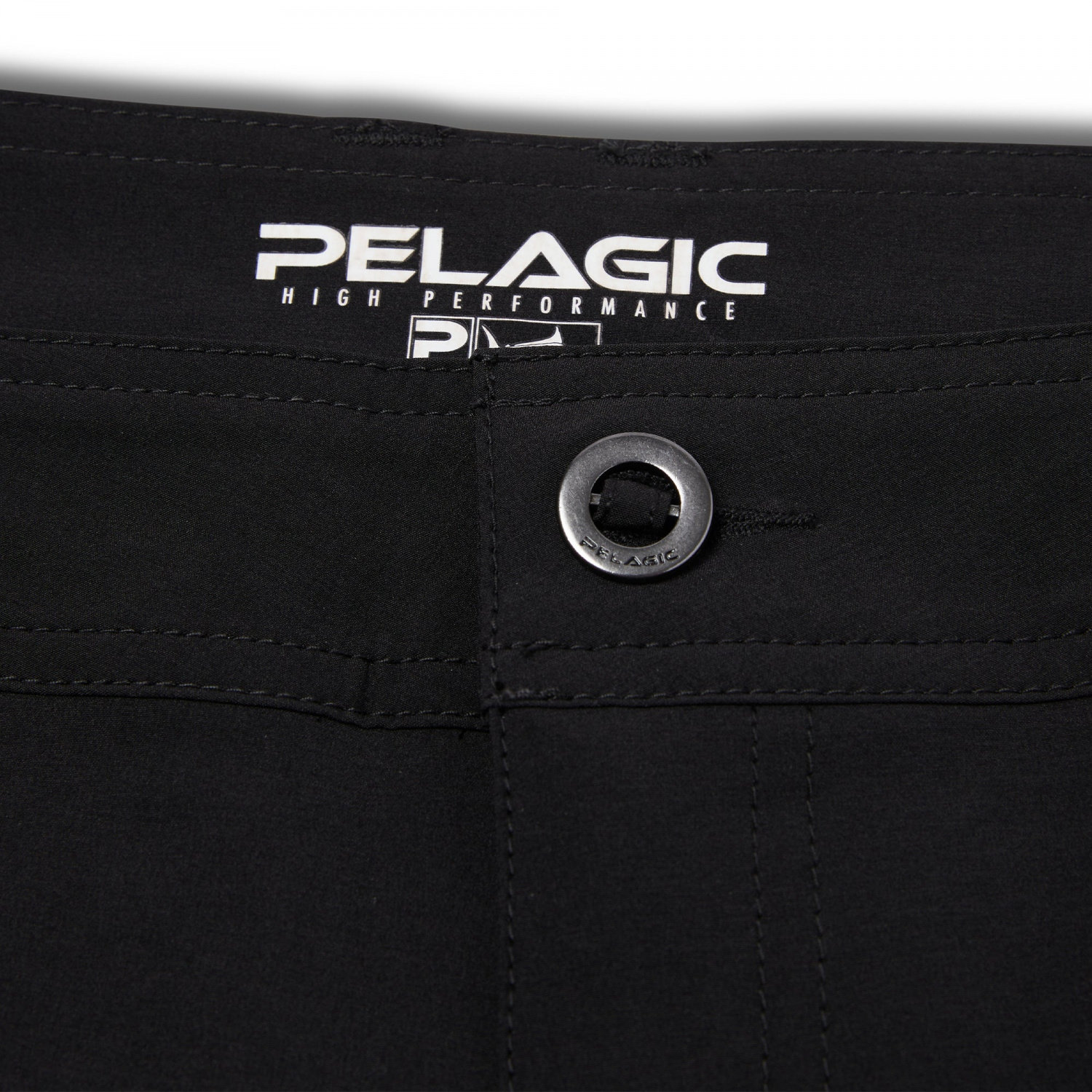 Pelagic Mako Hybrid Solid Short Black