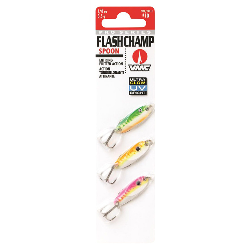 Blue Fox Flash Champ Spoon Kit Glow UV (3pcs) - #12 1,8g