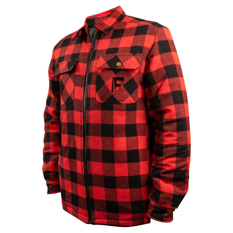 Fladen Forest Shirt Insulated Red/Black