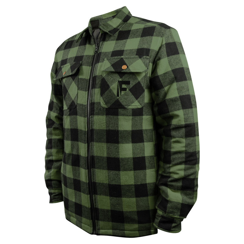 Fladen Forest Shirt Insulated Green/Black