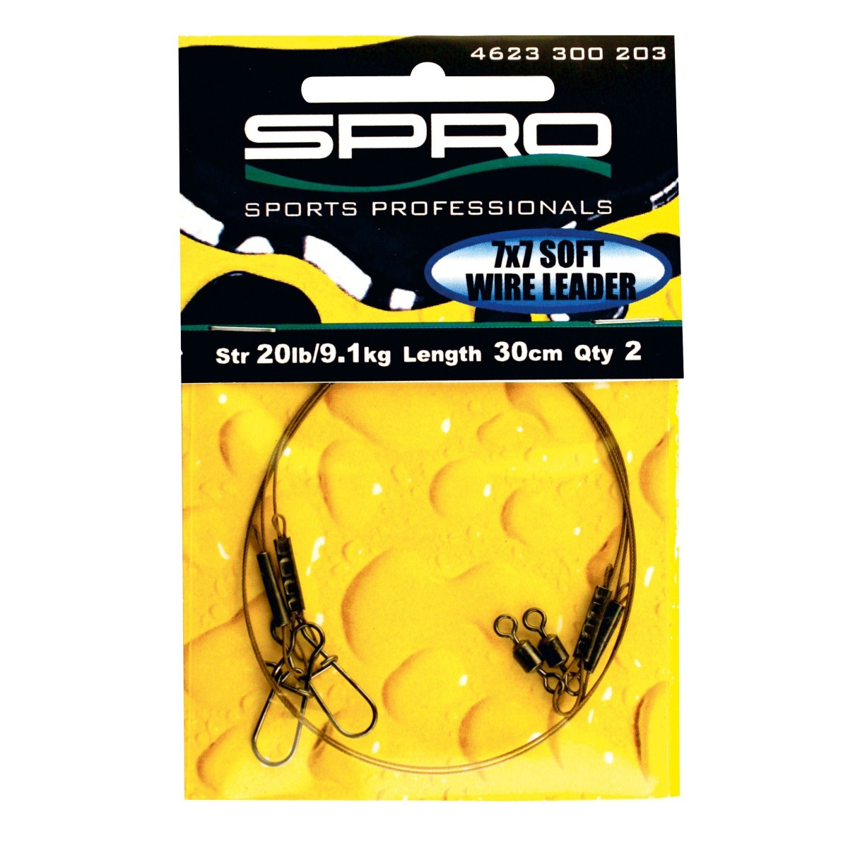Spro Wire Leader 7x7 30lb 30cm 2pack