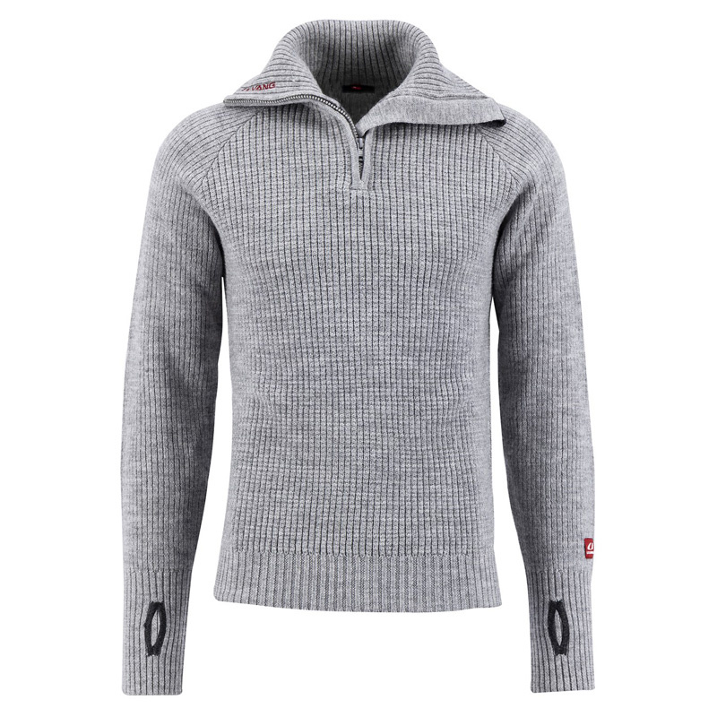 Ulvang Rav Sweater w/zip Grey Melange