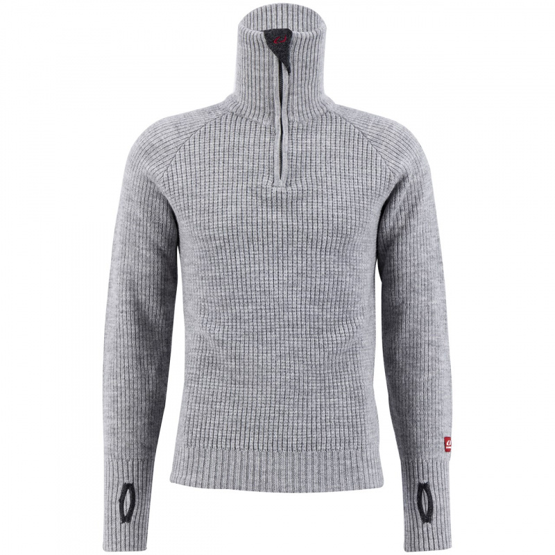 Ulvang Rav Sweater w/zip Grey Melange