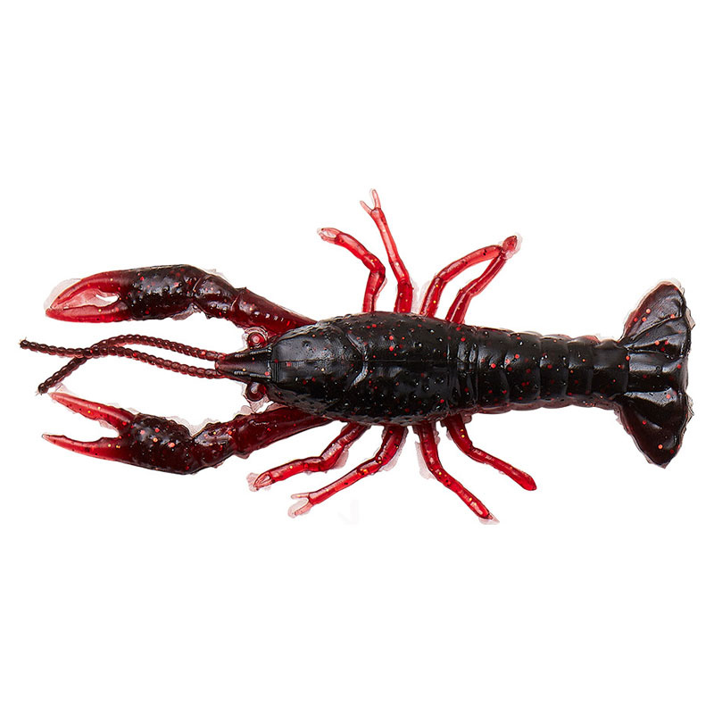 Savage Gear Ned Craw 6.5cm 2.5g Floating (4kpl) - Black & Red
