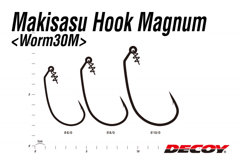 Decoy Worm30M Makisasu Hook Magnum