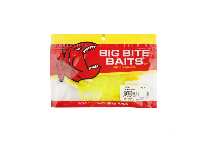 Big Bite BaitsFat Grub 3.0 (10kpl)