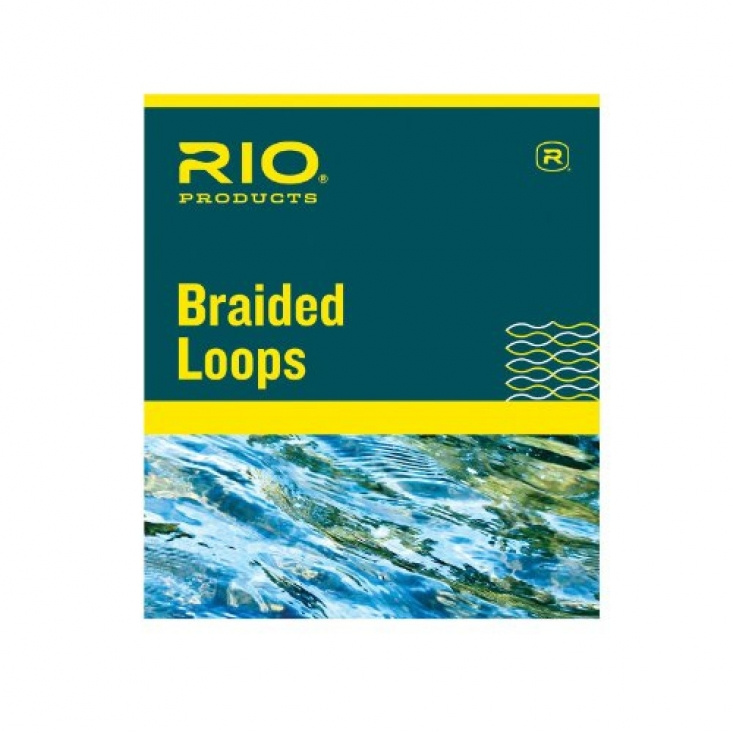 RIO Braided Loops Orange 4kpl W/Tubing