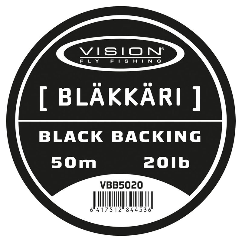 Vision Bläkkäri Black Backing