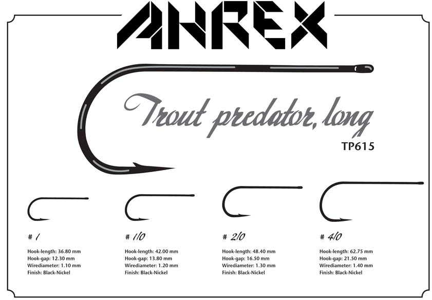 Ahrex TP615 Trout Predator Long 10-pack